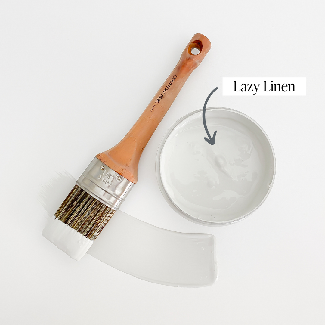 Country Chic Paint - All in One: Lazy Linen 4oz Paint