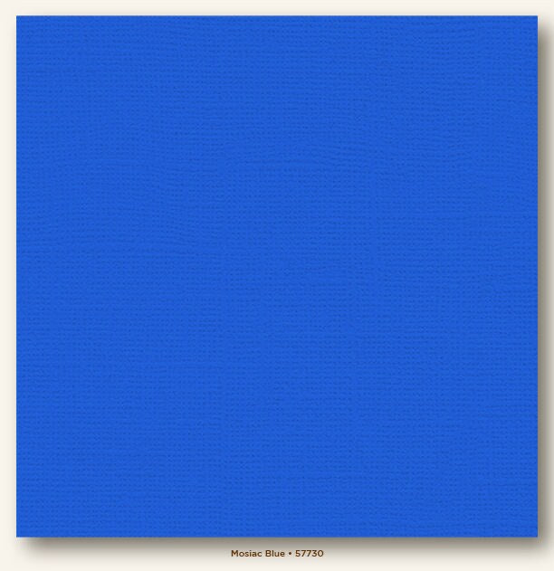 My Colors Cardstock 12x12 Mosaic Blue