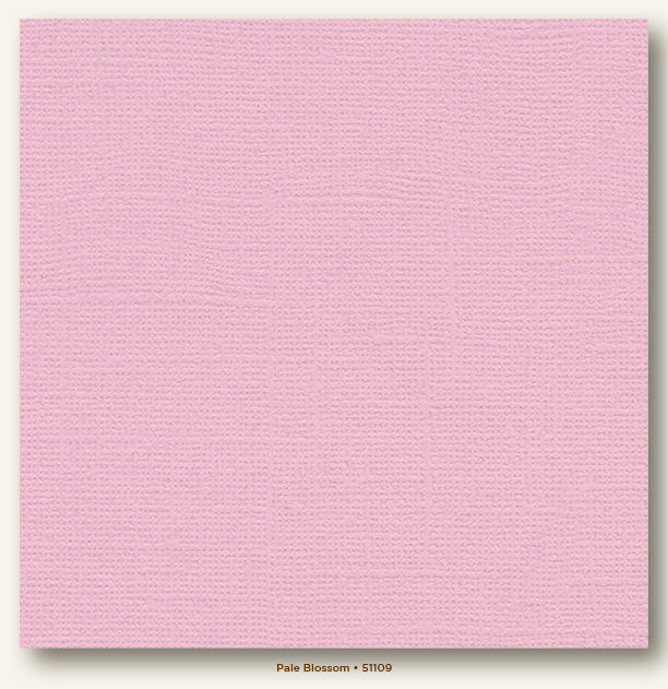 My Colors Cardstock 12x12 Pale Blossom