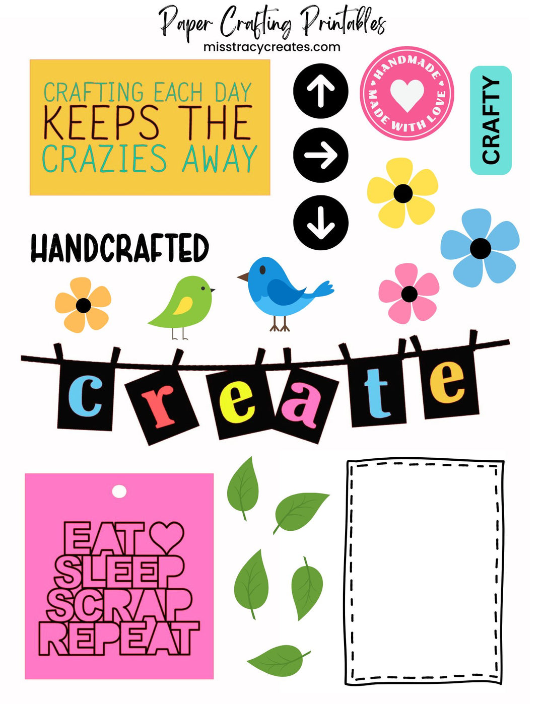 Create1 - Paper Crafting Printable