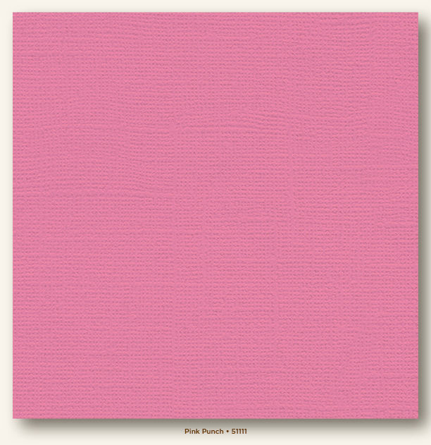 My Colors Cardstock 12x12 Pink Punch