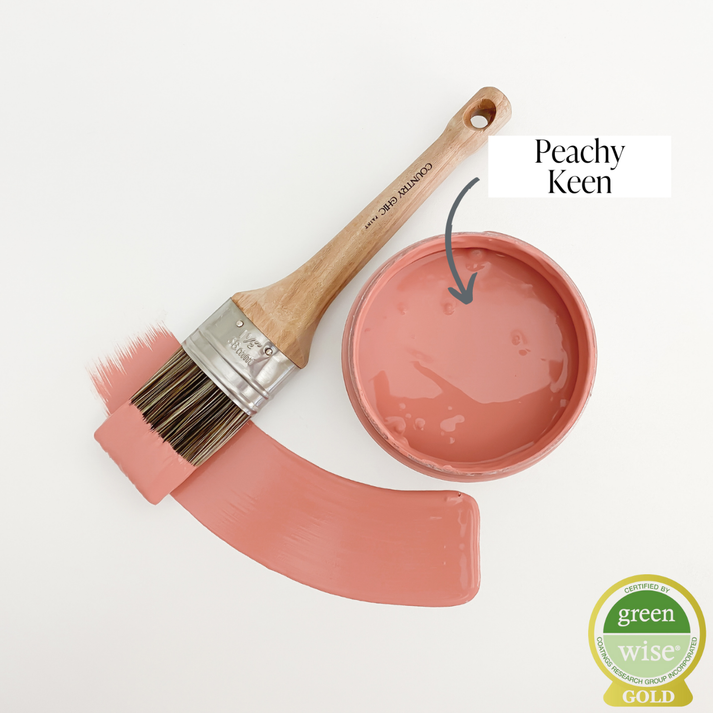 Country Chic Paint - All in One: Peachy Keen 4oz Paint