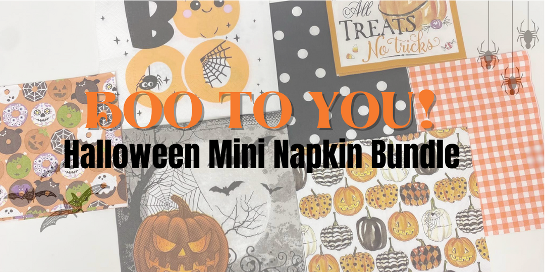 Boo to You! Mini Napkin Bundle
