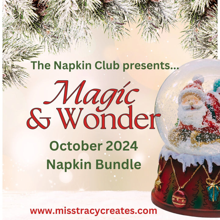 Exclusive Napkins for The Napkin Club Members - 2024 Complete Bundles