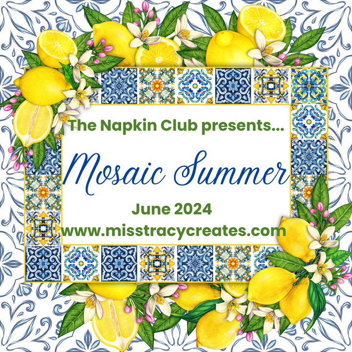 Exclusive Napkins for The Napkin Club Members - 2024 Complete Bundles