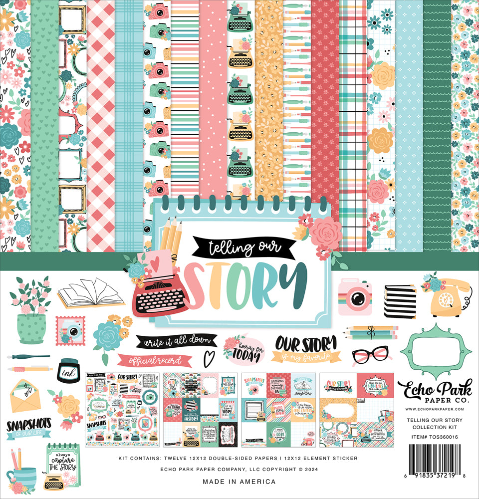 Echo Park Telling our Story 12x12 Paper Collection Kit