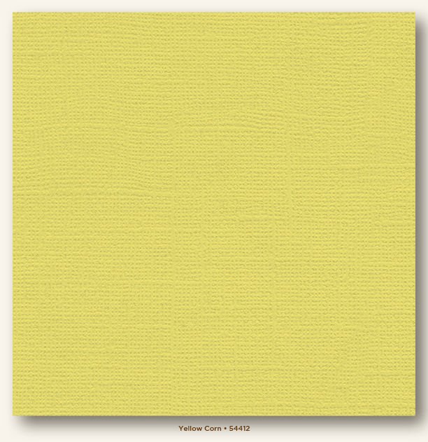 My Colors Cardstock 12x12 Yellow Corn