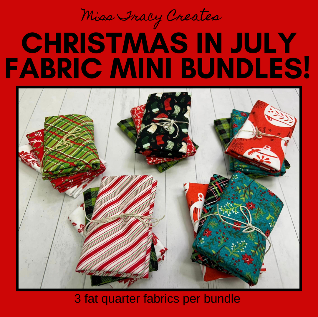 Christmas in July Mini Fabric Bundles