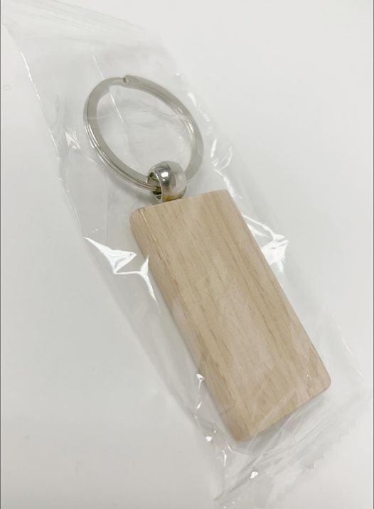 Mini Wooden Keychain