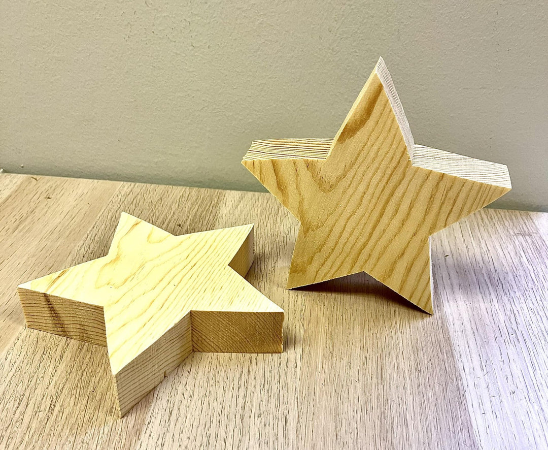 Wood Chunky Star