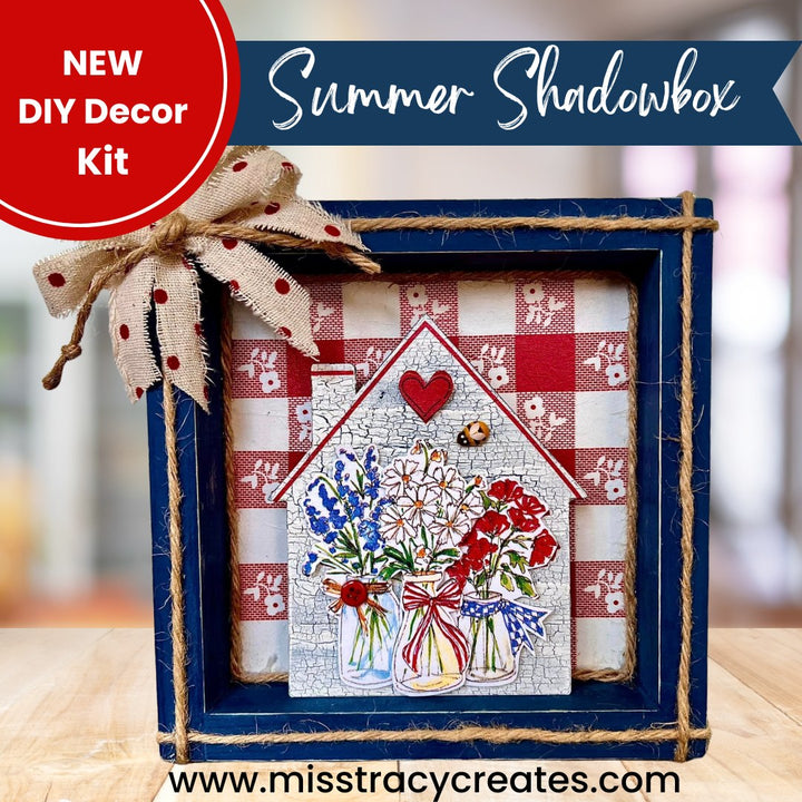 Summer Shadowbox Napkin Art Kit