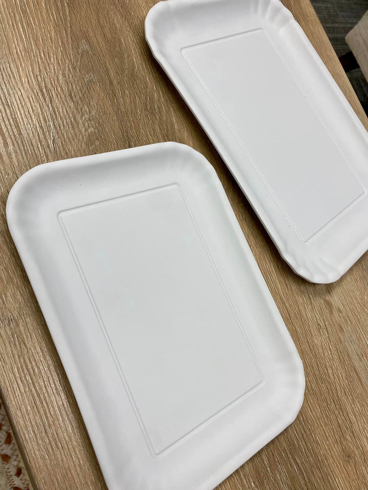 Melamine White 7x10 Small Tray