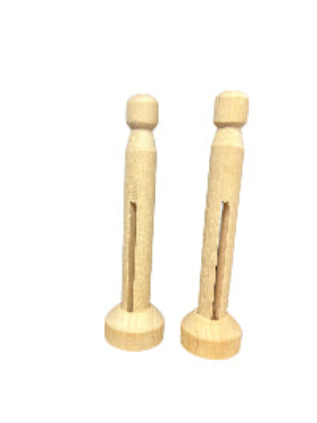 Wooden Clothespin w/ Stand (sold in sets of 2)