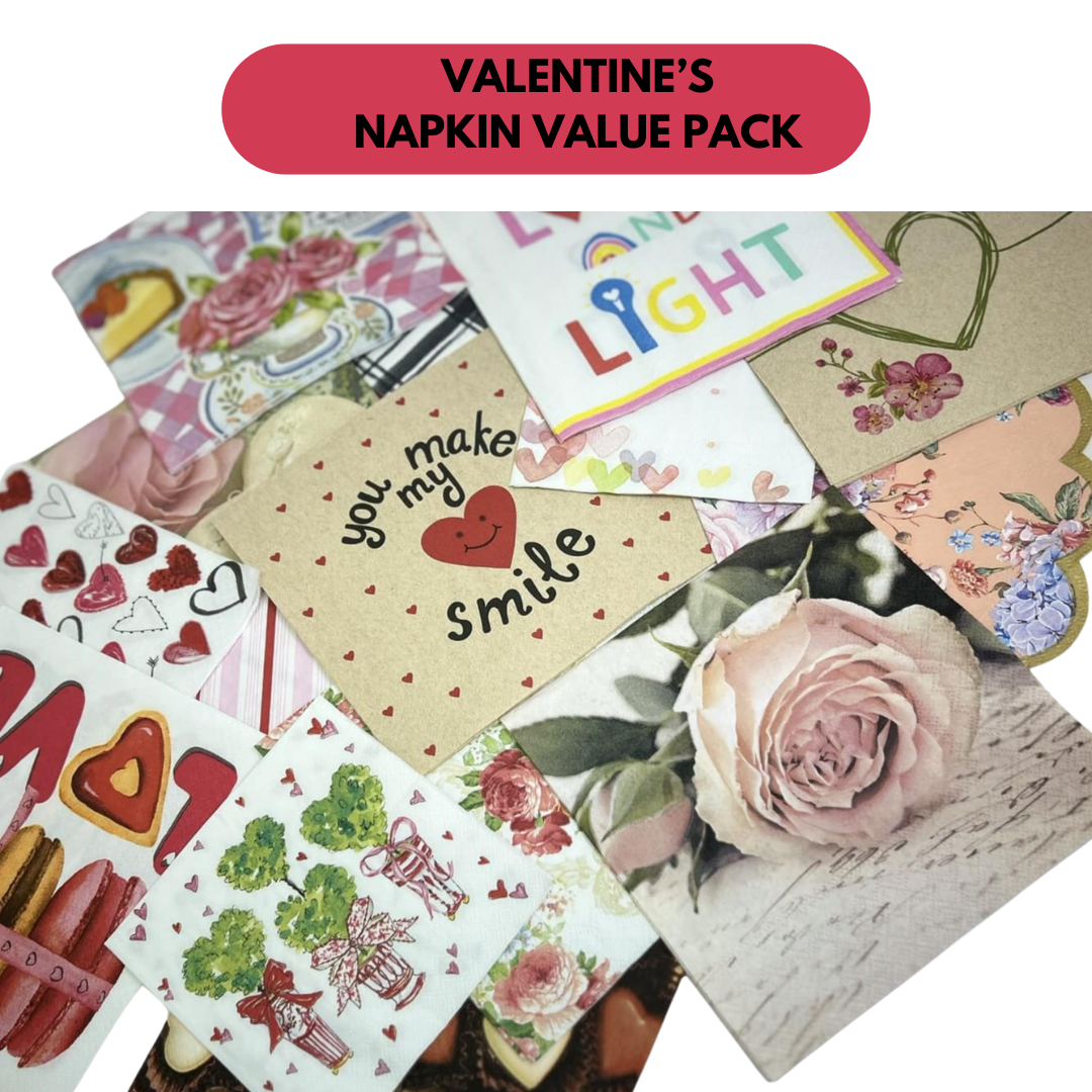 Valentine's Napkin Value Pack