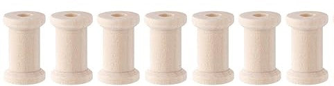 Mini Wooden Spools (7pc)