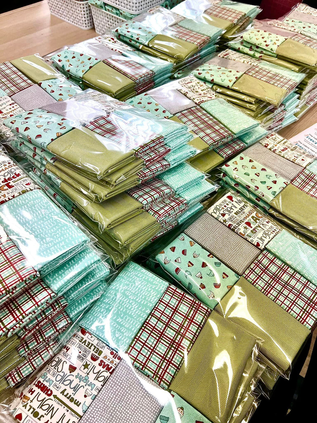 Exclusive Fabrics for Fabric Fan Club Members - November 2022- Frosty Wishes
