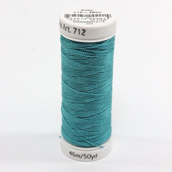 Sulky 12 Wt. Cotton Petites - Turquoise - 50 yd. Spool #712-1095