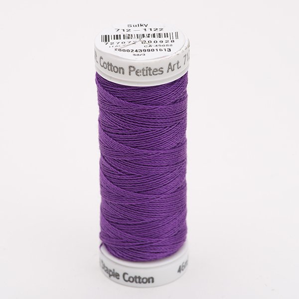Sulky 12 Wt. Cotton Petites - Purple - 50 yd. Spool #712-1122