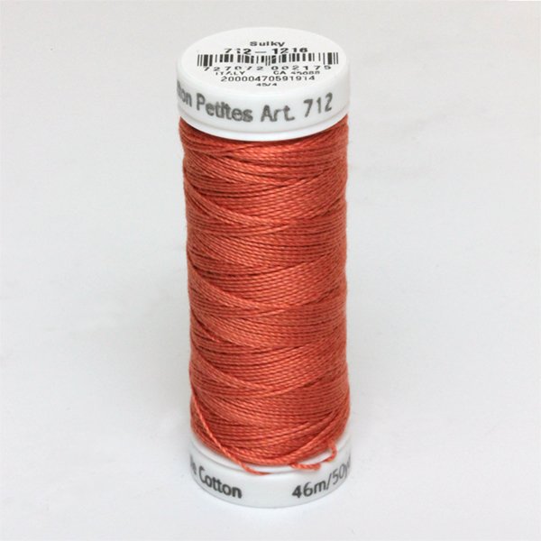 Sulky 12 Wt. Cotton Petites - Med. Maple - 50 yd. Spool #712-1216