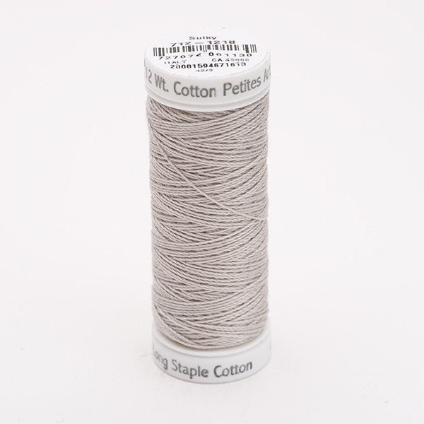 Sulky 12 Wt. Cotton Petites - Silver Gray - 50 yd. Spool #712-1218 ...