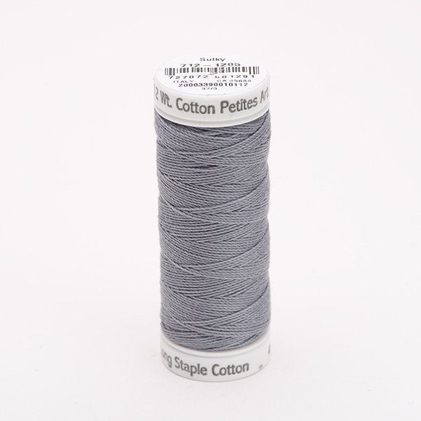 Sulky 12 Wt. Cotton Petites - Sterling - 50 yd. Spool #712-1295
