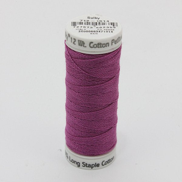 Sulky 12 Wt. Cotton Petites - Orchid Kiss - 50 yd. Spool #712-1814