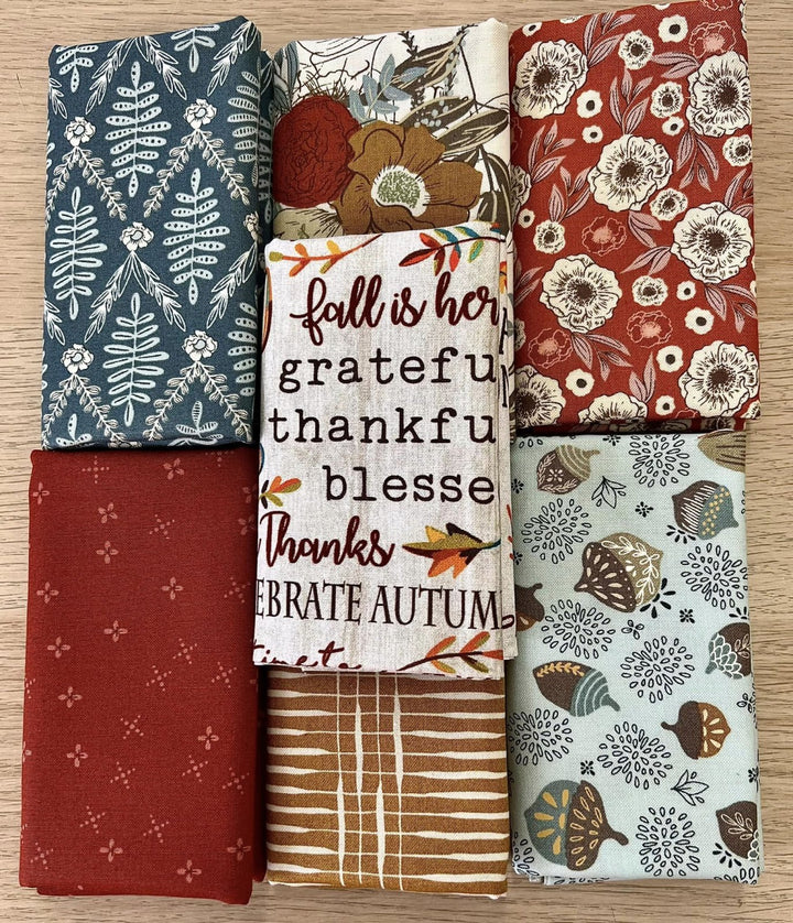 Exclusive Fabrics for Fabric Fan Club Members -September 2022 "Autumn Days"