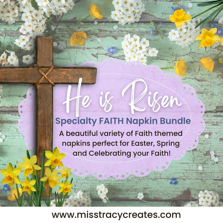 Risen - Specialty Faith Napkin Bundle
