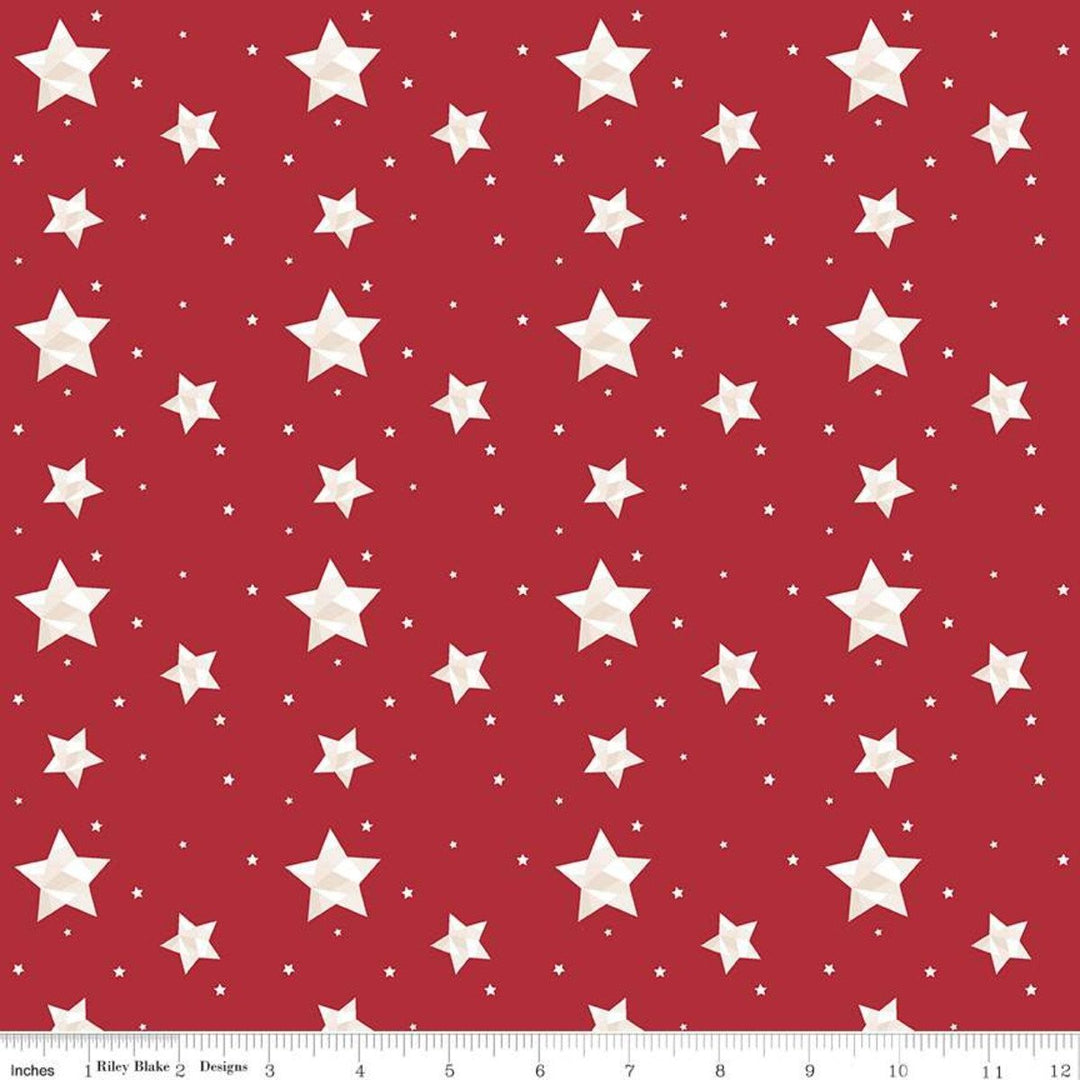 Exclusive Fabrics for Fabric Fan Club Members - May 2022 " Red White & Beautiful"