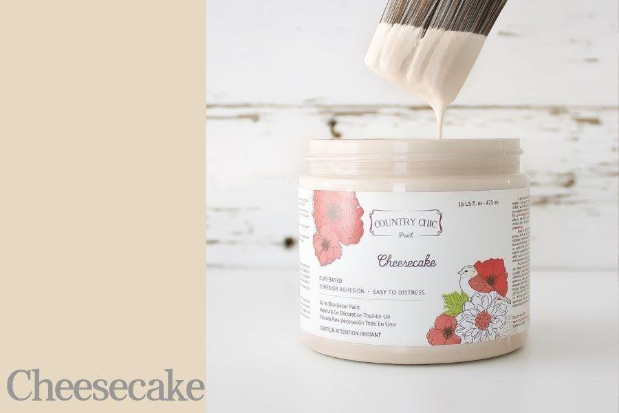 Country Chic Paint- All in One: Cheesecake 4oz Paint