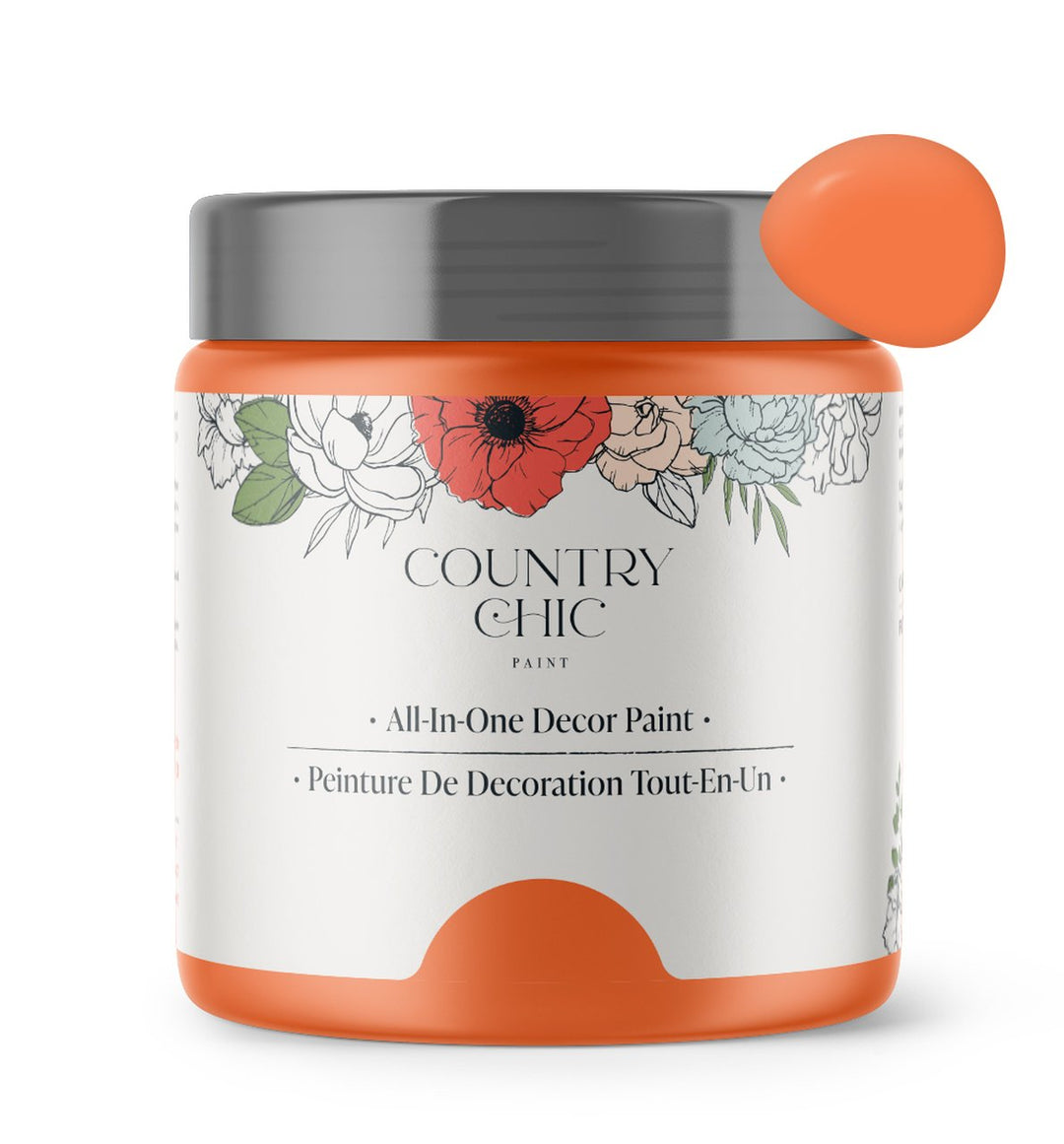 Country Chic Paint - All in One: Persimmon 4oz Paint