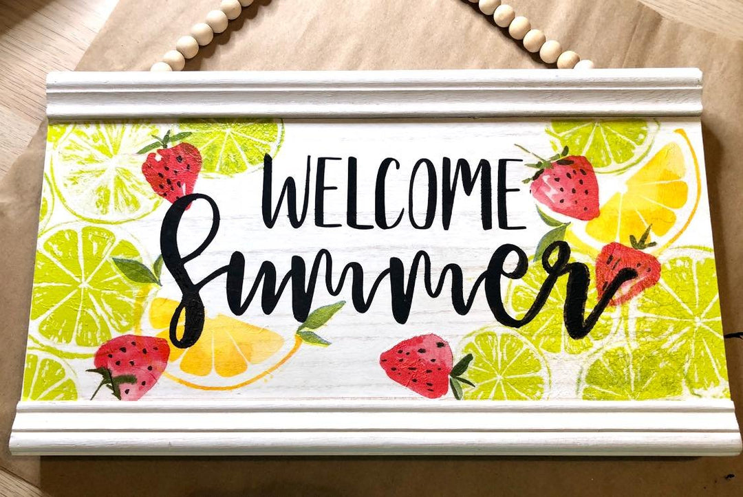 Vinyl Cut - Welcome Summer