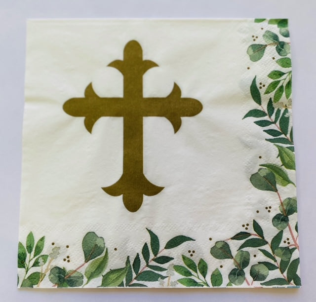 Exclusive Napkins for The Napkin Club Members - March 2023 Faith "He is Risen"