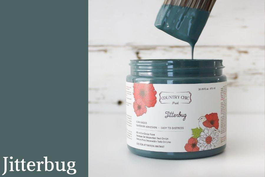 Country Chic Paint- All in One: Jitterbug 4oz Paint