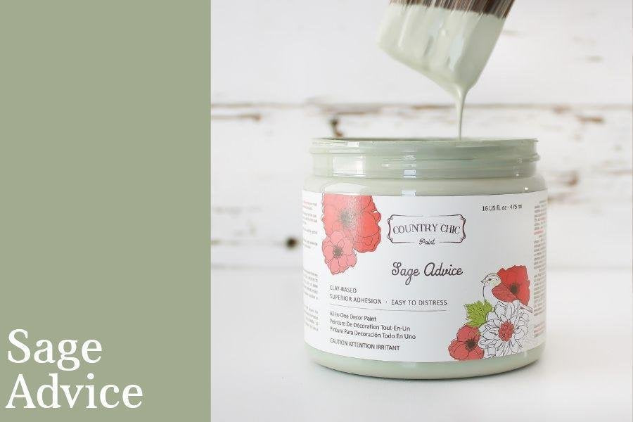 Country Chic Paint- All in One: Sage Advice 4oz Paint