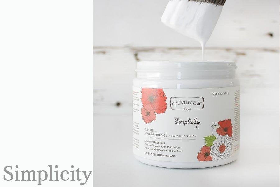 Country Chic Paint- All in One: Simplicity 4oz Paint
