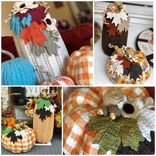 Sweater Pumpkins & Leaves Online Workshop
